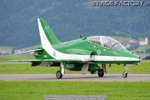 2011-07-01 Zeltweg Airpower 4580 Royal Saudi Hawks - Royal Saudi Air Force